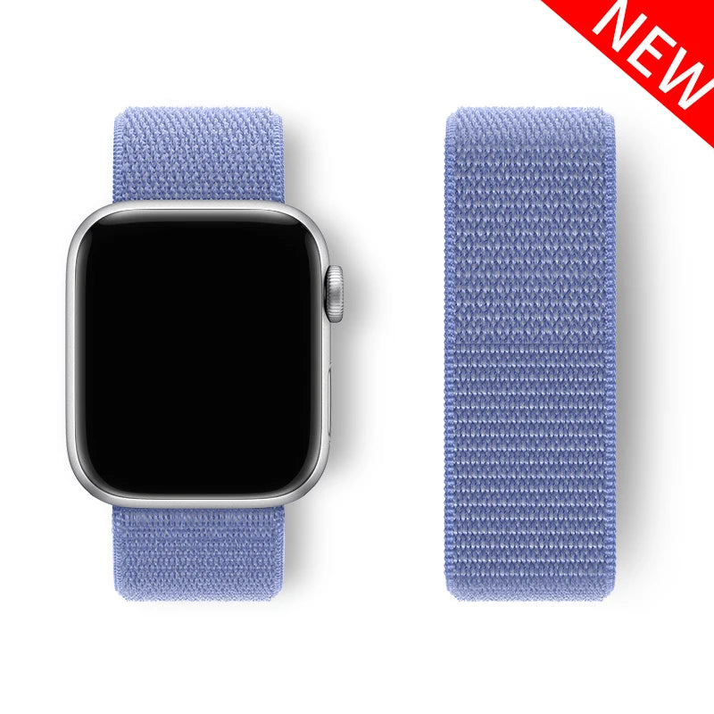 Nylon Loop For Apple Watch band 44mm 40mm 45mm 41mm 42mm 38mm 45mm sport band Apple Watch Series 9 8 7 SE 6 5 3 Ultra 2 49mm band