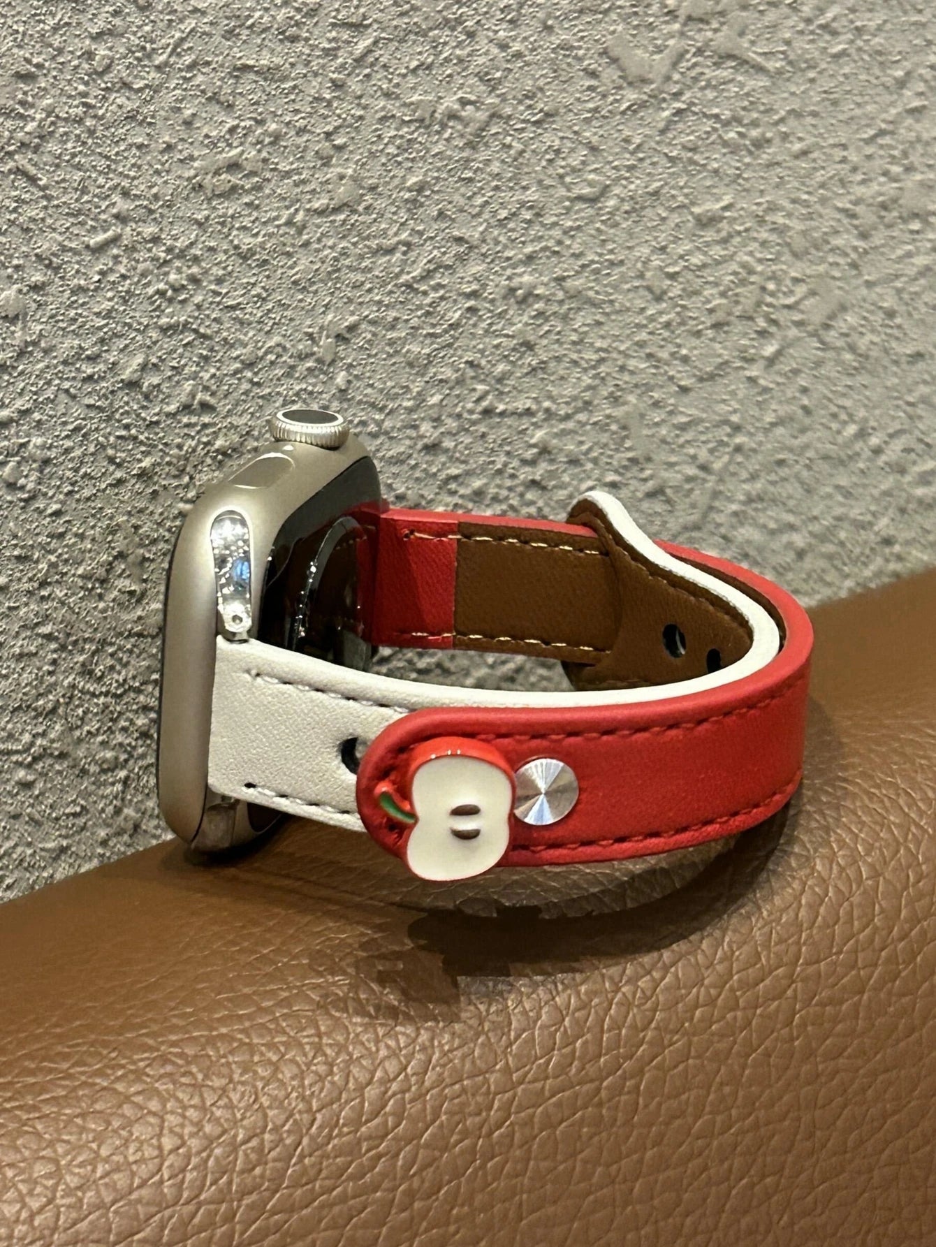 For Apple Watch band women Ultra 11 10 9 8 7 6 5 4 3 2 1 SE 38mm 40mm 41mm 42mm 44mm 45mm 46mm Leather Loop