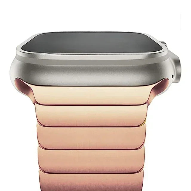 Titanium color band For Apple Watch Ultra 3 49mm 11 10 46mm 9 8 7 5 SE loop for Apple Watch 45mm 41mm 42mm 44mm stainless steel band