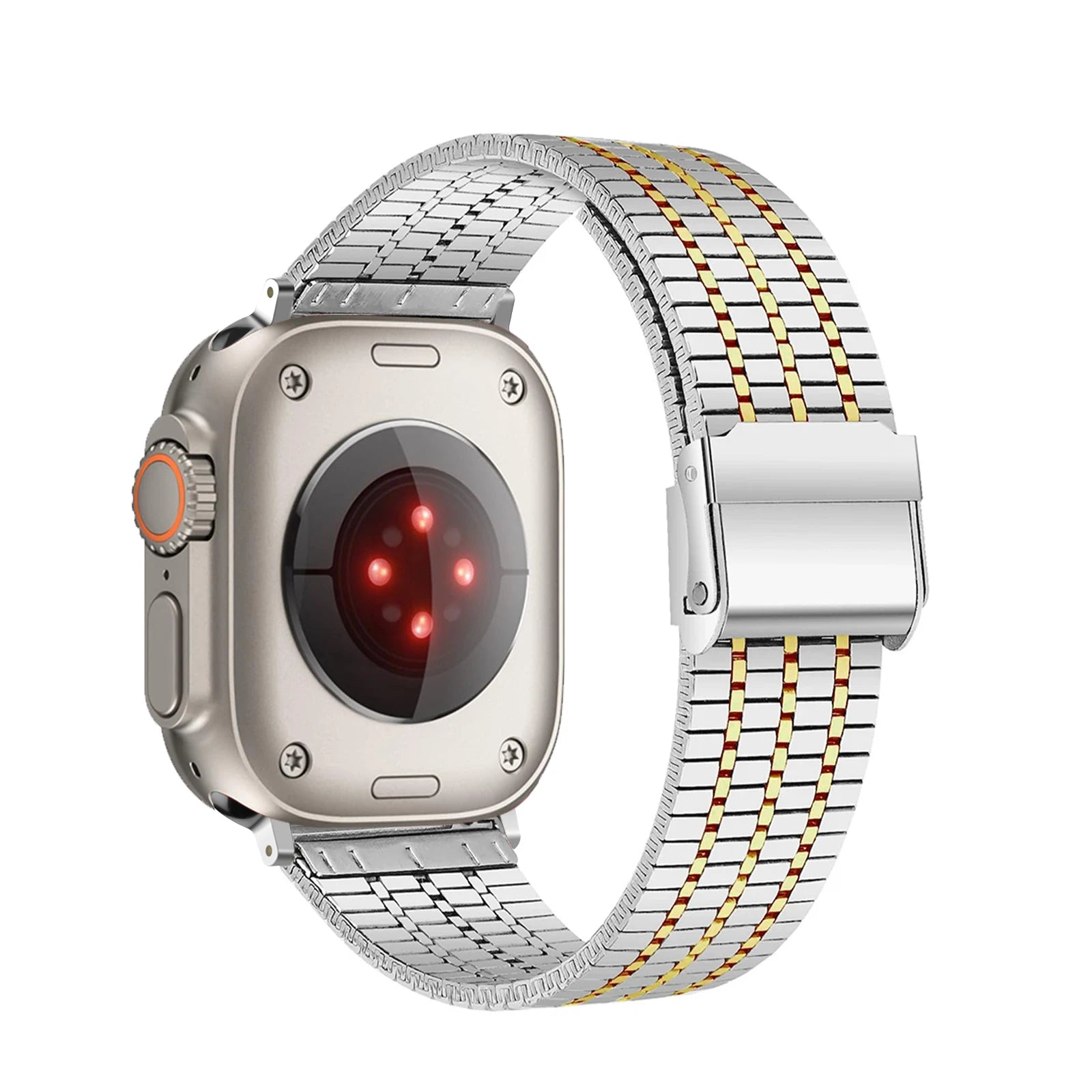 Stainless Steel band for Apple Watch Ultra 2 49mm Series 10 46mm 42mm 44mm 45mm 41mm metal band Apple Watch 9 8 7 6 SE 5 4 band