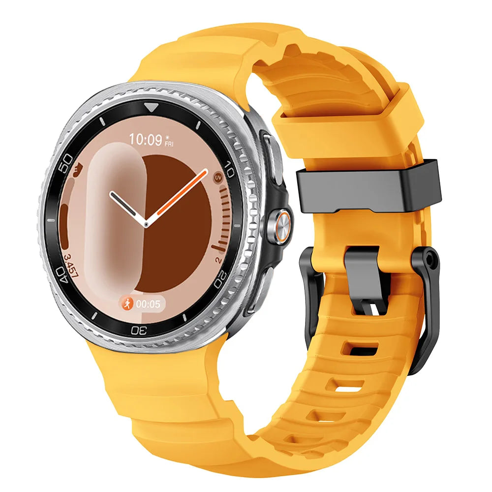 Trail Silicone Band for Samsung Galaxy Watch 8 Strap 44mm 40mm No Gaps Bracelet for Galaxy Watch 8 Classic 46mm Sport Wristband