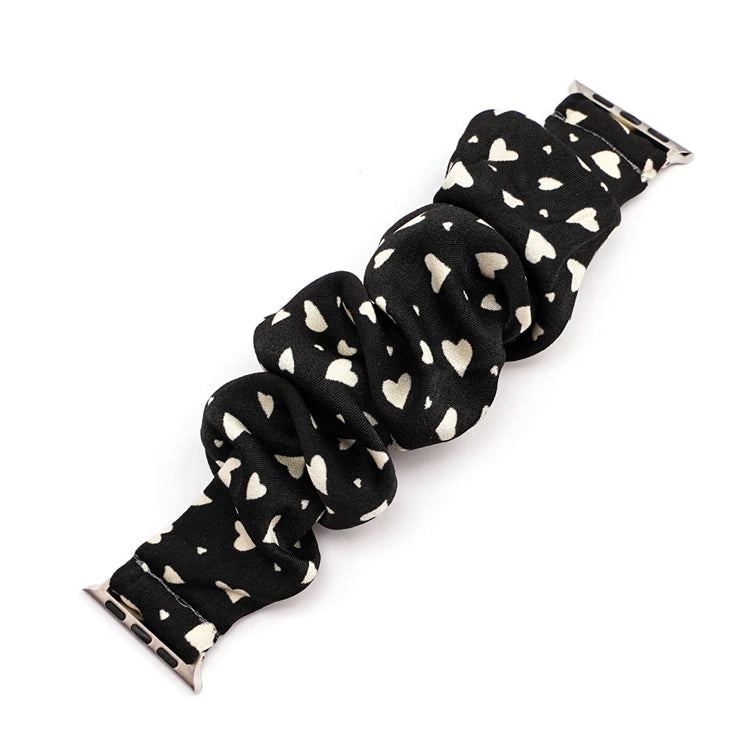 Scrunchie band for Apple Watch Ultra band 49mm 45mm 41mm 44mm 40mm 38mm 42mm Elastic nylon band Apple Watch Series 8 7 6 5 4 3 SE