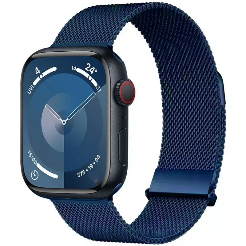 Metal Milanese band For Apple Watch Ultra 2 49mm 11 10 9 8 7 Magnetic band Apple Watch 6 5 SE 46mm 45mm 41mm 44mm 40mm 42mm