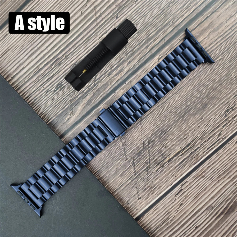 Classic stainless steel Correa for Apple Watch 10 46mm 42mm band Ultra 2 49mm 9 8 7 6 5 4 SE 45mm 44mm 41mm 40mm 3 38mm band