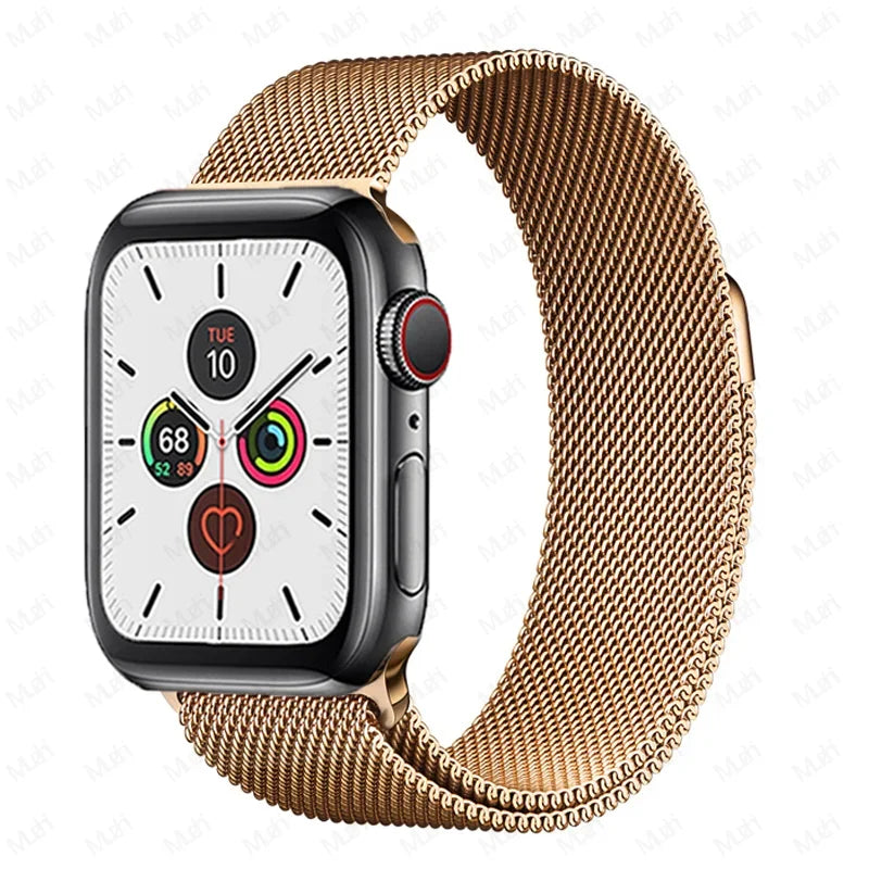 Milanese Loop for Apple Watch band 44mm 40mm 45mm 41mm 42mm 38mm 44mm band Ultra 2 49mm metal band Apple Watch Series 9 8 7 6 SE 5 4 3
