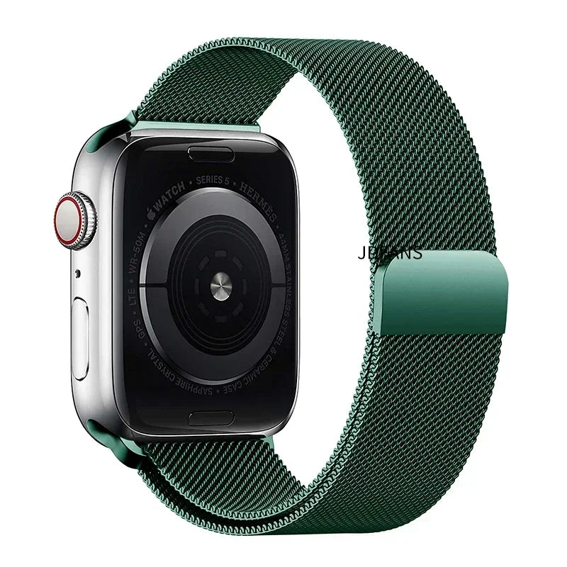 Milanese Loop for Apple Watch band 10 46mm 45mm 44mm 40mm 41mm 42mm 38mm 44mm band Ultra 2 49mm Apple Watch Series 9 8 7 6 SE 5 4 3