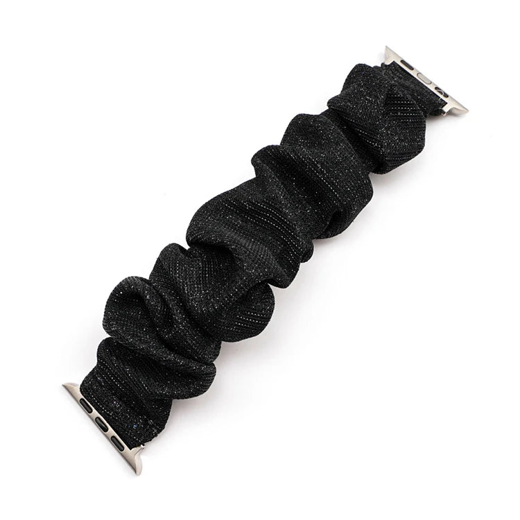 Scrunchie band for Apple Watch Ultra band 49mm 45mm 41mm 44mm 40mm 38mm 42mm Elastic nylon band Apple Watch Series 8 7 6 5 4 3 SE