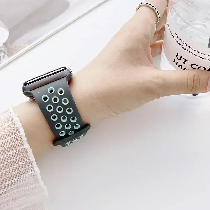 Sport Silicone band For Apple Watch band 45mm 44mm Ultra 2 49mm 40mm 41mm 38mm 42mm 46mm Pride band Series 10 9 8 SE 7 6 Band