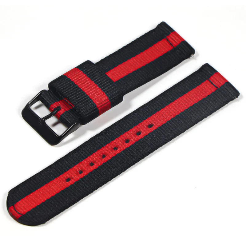22mm Nylon watch strap For Samsung Galaxy watch 46mm 42mm Active2 Active1 Gear S3 frontier Sports nylon bang