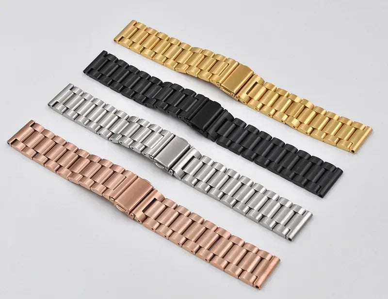 Band+Case for Samsung Galaxy Watch 6 5 4 44mm 40mm Classic 46mm 42mm Stainless Steel Bracelet Galaxy Watch 3 5 Pro 41 45mm Strap