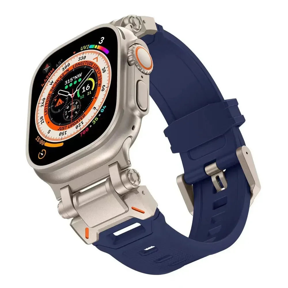 Single Tour band for Apple Watch Ultra 49mm band 44mm 45mm 46mm Men sport band Apple Watch Series 11 10 9 8 7 6 SE Luxury band