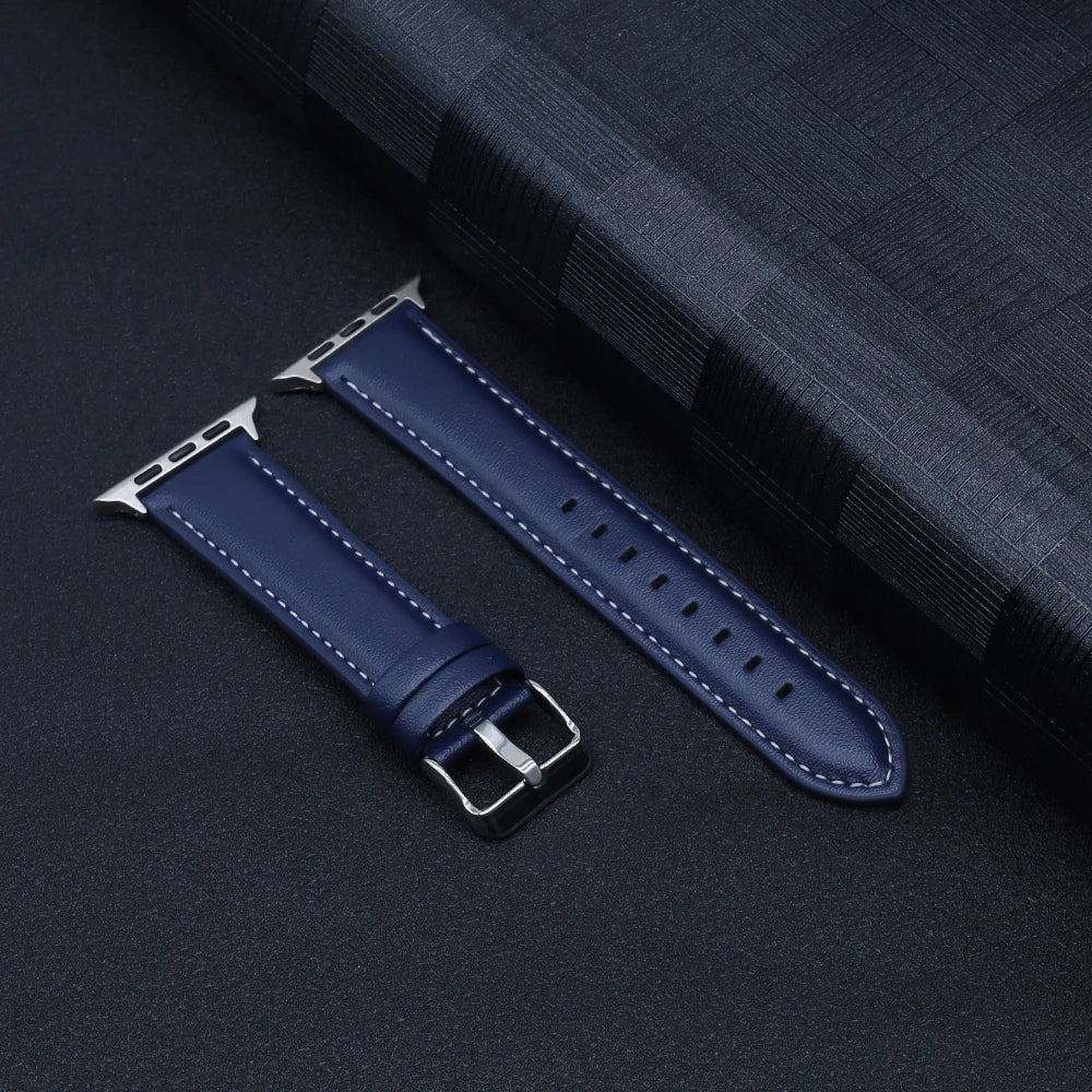 PU Leather band for Apple Watch Series 10 9 7 8 5 6 SE Ultra band 49mm 46mm 44mm 40mm 45mm 41mm 42mm Apple Watch Wristbands