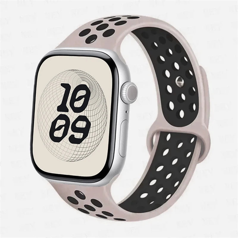 For Apple Watch 11 band S11 46mm 42mm 45mm 44mm 49mm 40mm 41mm Silicone band Sport band Apple Watch Series 10 8 7 6 5 9 SE Ultra3 2