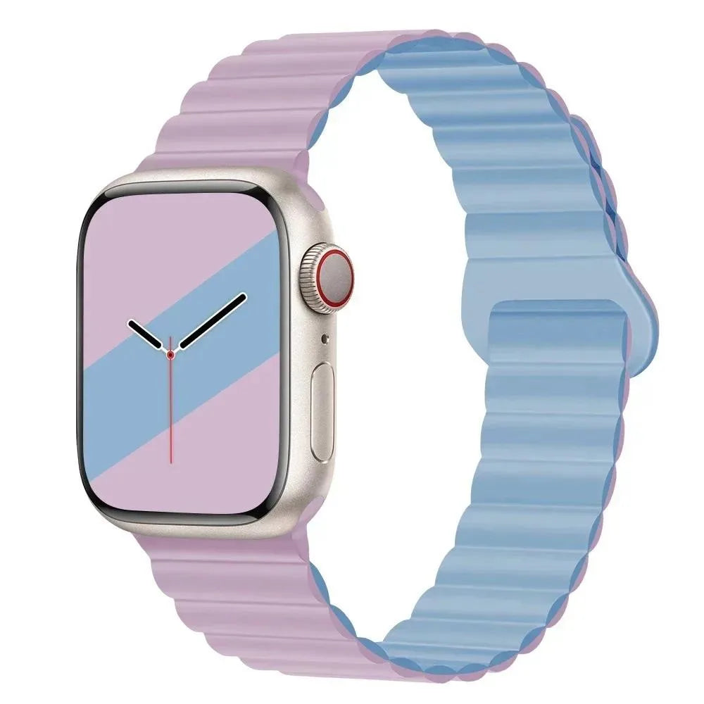 Magnetic band Silicone Sport band For Apple Watch 41mm 42mm 44mm 45mm 46mm 49mm Apple Watch Series 11 10 9 8 7 6 5 4se