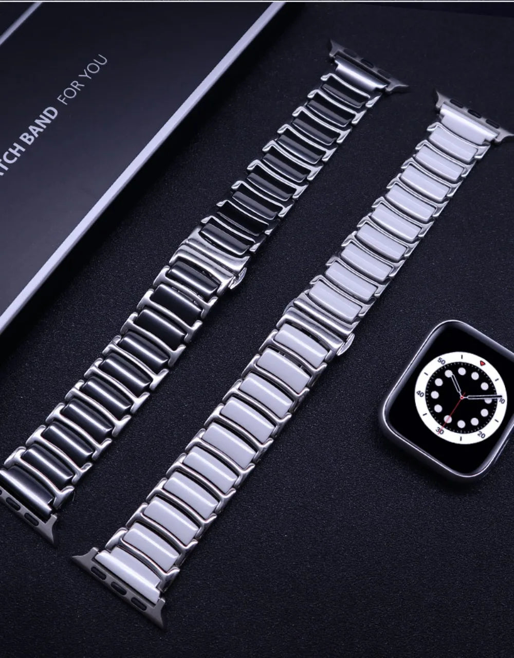 Ceramic band for Apple Watch band 11 10 9 8 7 46mm 42mm 45mm 41mm Ultra 49mm Sport watch band Apple Watch Series 6 5 4 SE 3 44mm 40mm