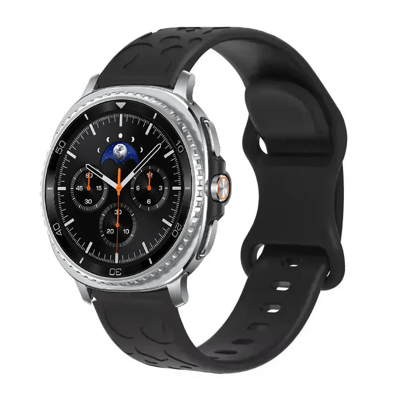 Samsung galaxy watch 8 Band Leopard Print Strap For galaxy watch 8 classic Silicone Engraved Wristband Replaceable Watchband