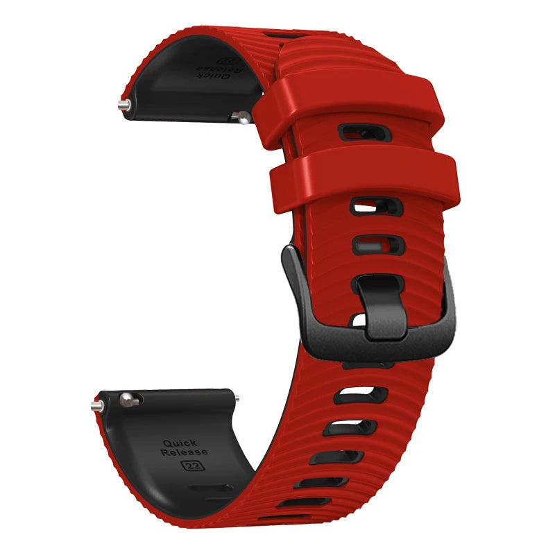 Silicone Strap For Samsung Galaxy 46mm SM-R800 Watchband Replacement For Samsung Watch 3 45mm Gear S3 22mm Watch Bands Wristband