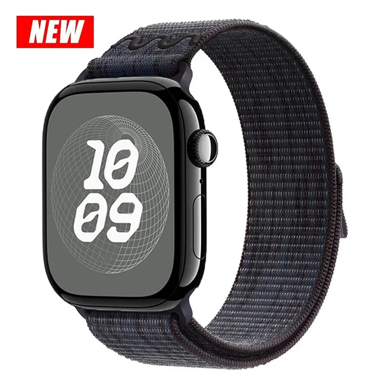 Sport band for Apple Watch band 49mm for Apple Watch S11 S10 9 8 7 6 5 4 3 SE Ultra 2 3 Nylon Loop band 46mm 45mm 44mm 41mm 42mm