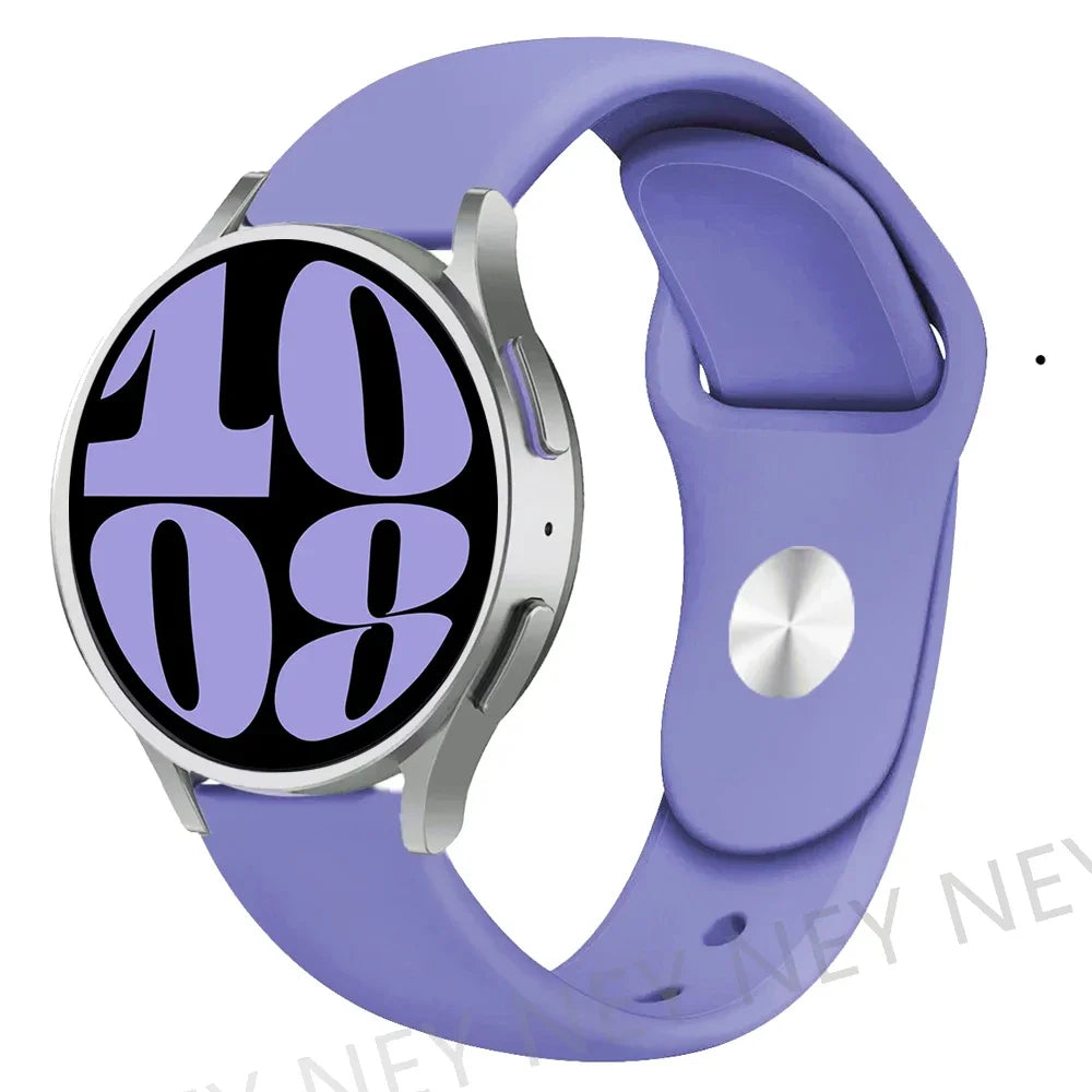 20mm 22mm strap For Samsung Galaxy watch 5 pro/6/4/Classic/Active 2/Gear S3 frontier silicone bracelet Huawei GT 2/2e/3 pro band