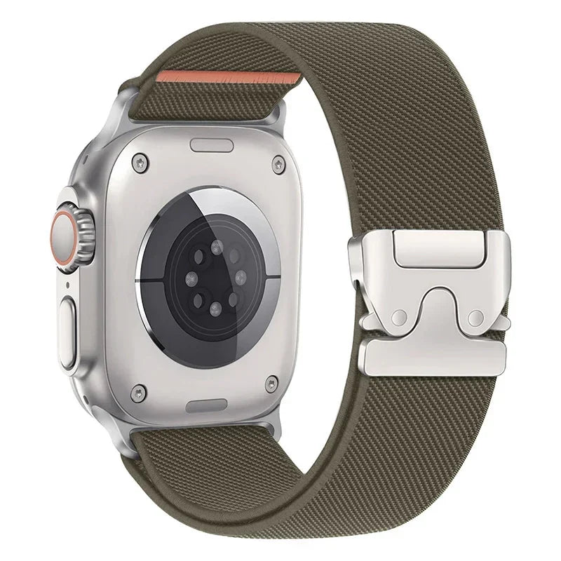 parachute buckle Nylon band for Apple Watch band Ultra 2 49mm 46mm 42mm 45mm 41mm 44mm Elastic band Apple Watch Series 10 9 8 7 6 SE