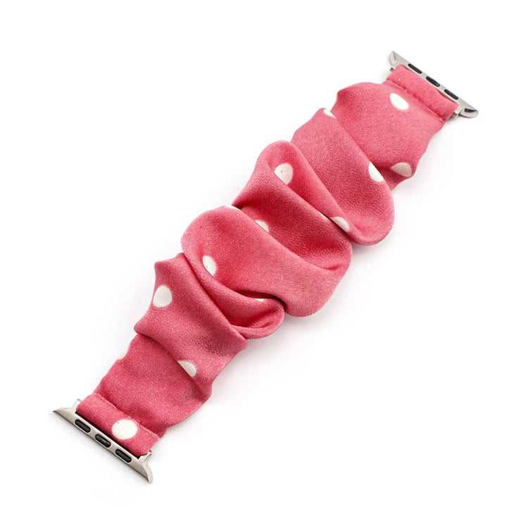 Scrunchie band for Apple Watch Ultra band 49mm 45mm 41mm 44mm 40mm 38mm 42mm Elastic nylon band Apple Watch Series 8 7 6 5 4 3 SE