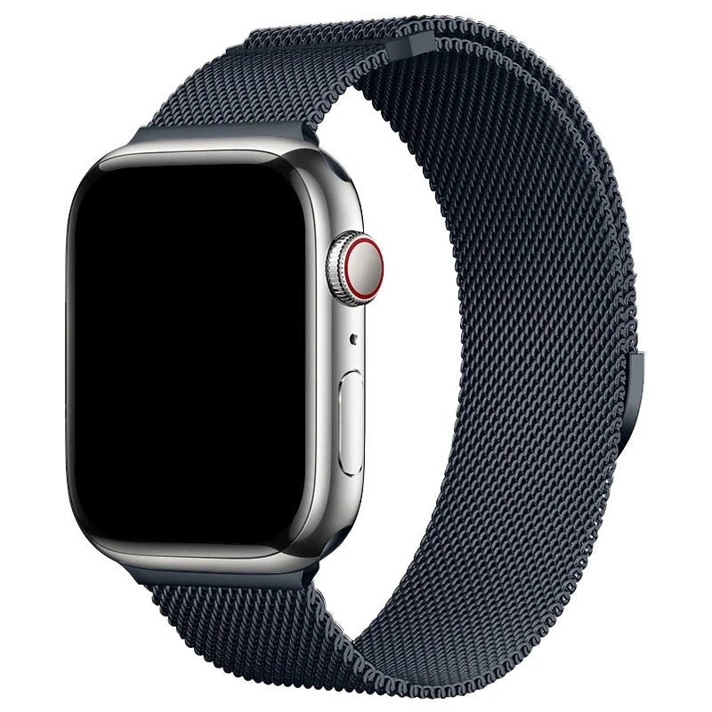 Milaness Magnetic band for Apple Watch Ultra band 49mm 46mm 45mm 44mm 41mm 40mm metal band for Apple Watch 11 10 9 8 7 6 5 4 SE