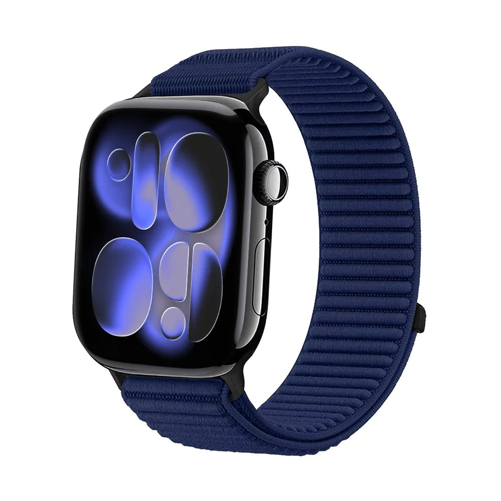 Braided Nylon Loop band for Apple Watch band 42mm 46mm 45mm 44mm 46mm 49mm band brecelet correa Apple Watch Ultra 3 SE 11 10 9 8 7 bands