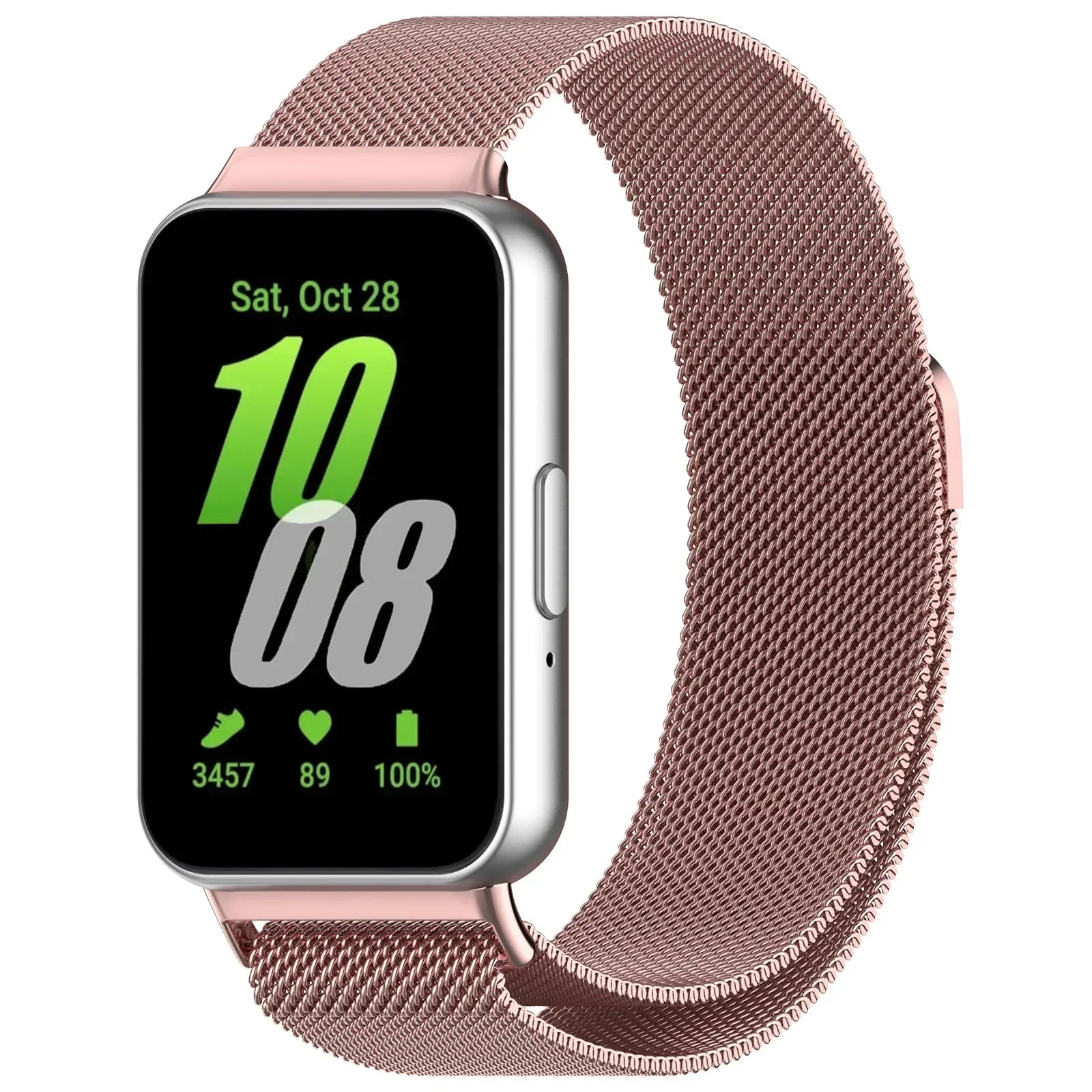 Magnetic Sport Loop Strap for Samsung Galaxy Fit 3 R390 Smart watch Belt Metal Bracelet Wristband for Galaxy Fit 3 Band Correa