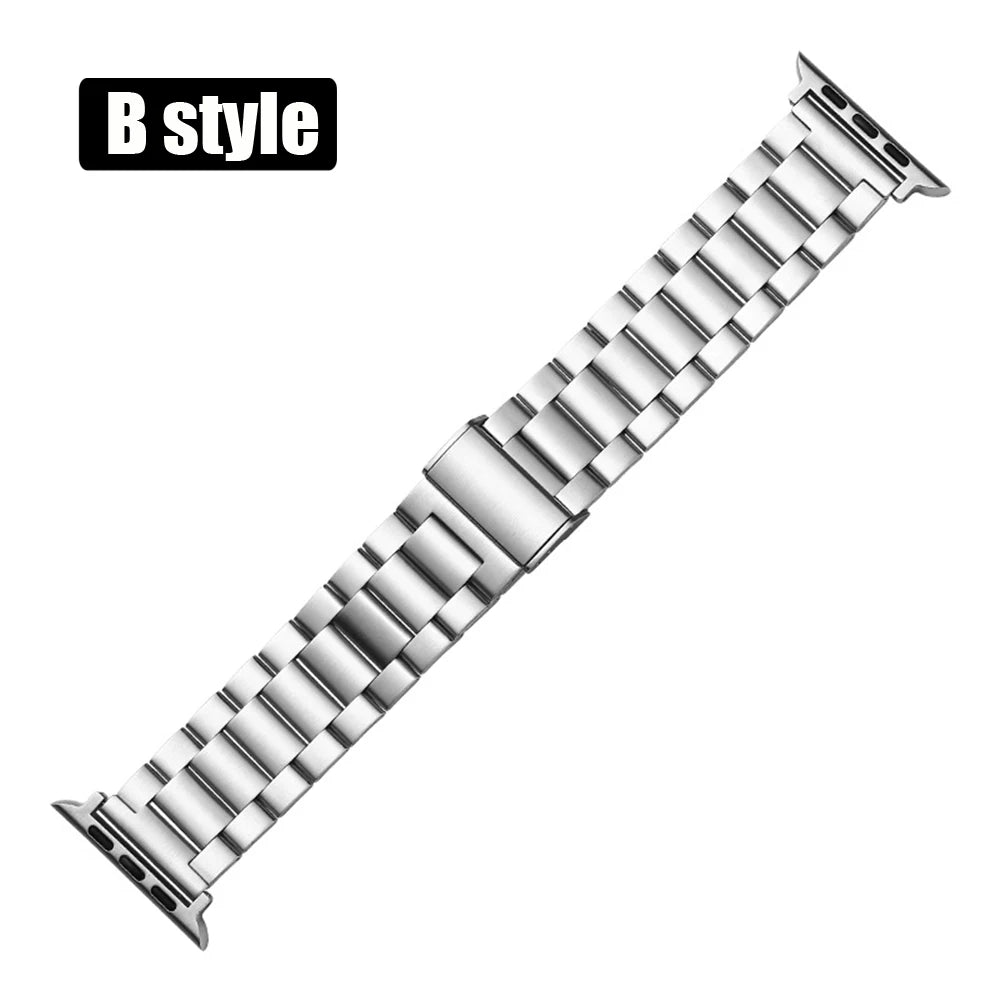 Classic stainless steel Correa for Apple Watch 10 46mm 42mm band Ultra 2 49mm 9 8 7 6 5 4 SE 45mm 44mm 41mm 40mm 3 38mm band