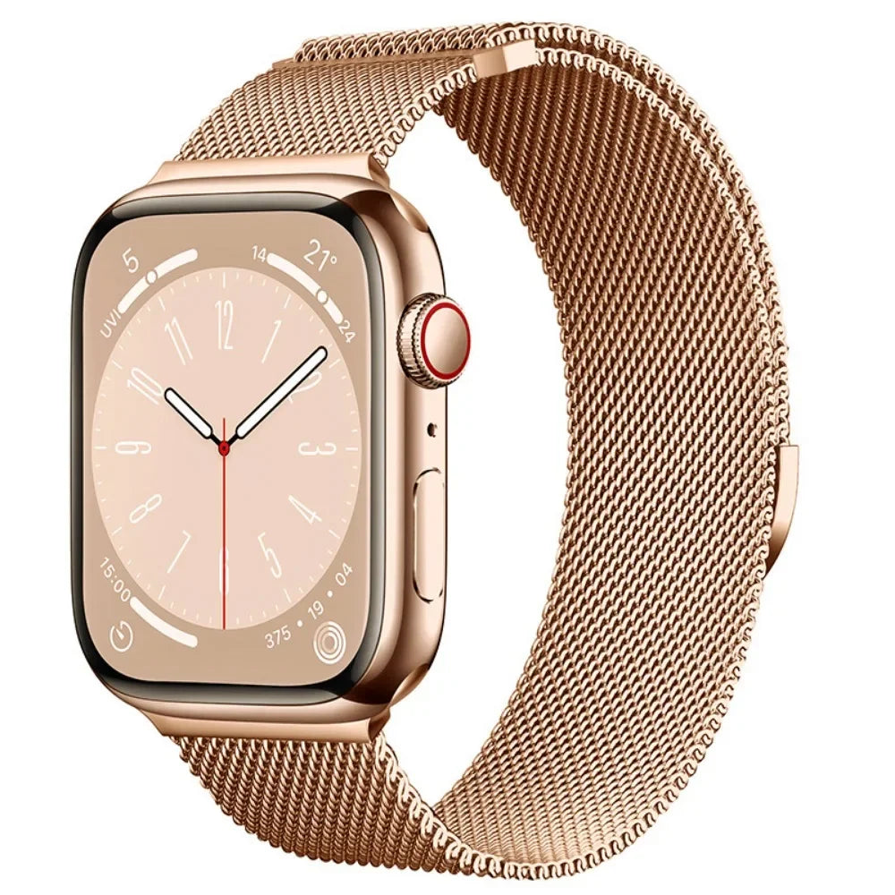 Magnetic Milanese band for Apple Watch 11 10 46mm 42mm Ultra 3 2 49mm band for Apple Watch 9 8 7 6 5 SE 3 44mm 45mm 40mm 41mm Band