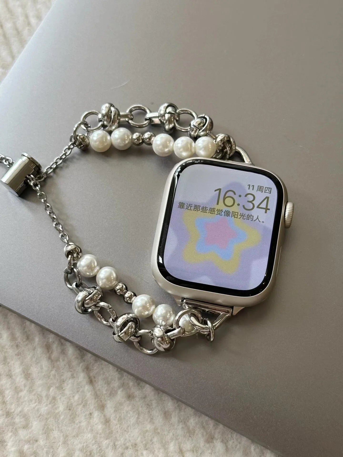 Adjustable link band For Apple Watch band Series Ultra 11 10 9 8 7 6 5 4 3 2 1 SE 38mm 40mm 41mm 42mm 44mm 45mm 46mm 49mm