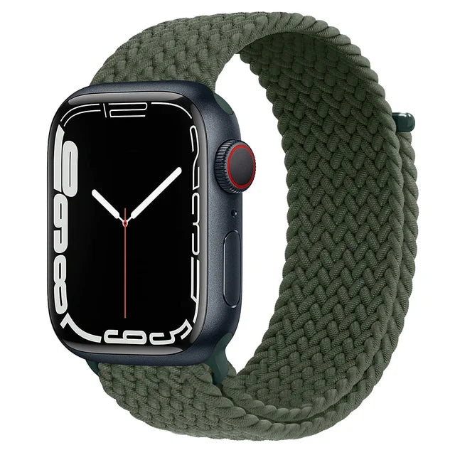 Band For Apple Watch band 44mm 40mm 45mm 41mm 42mm Ultra 49mm correa Braided Solo Loop band Apple Watch Series 7 3 5 SE 6 8