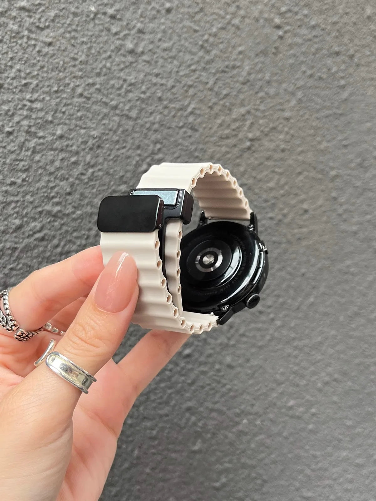 Ocean Silicone Loop Strap For Samsung Galaxy Watch 7 6 5 40mm 44mm Adjustable Bracelet Watchband For Galaxy 4 6 Classic 20/22mm