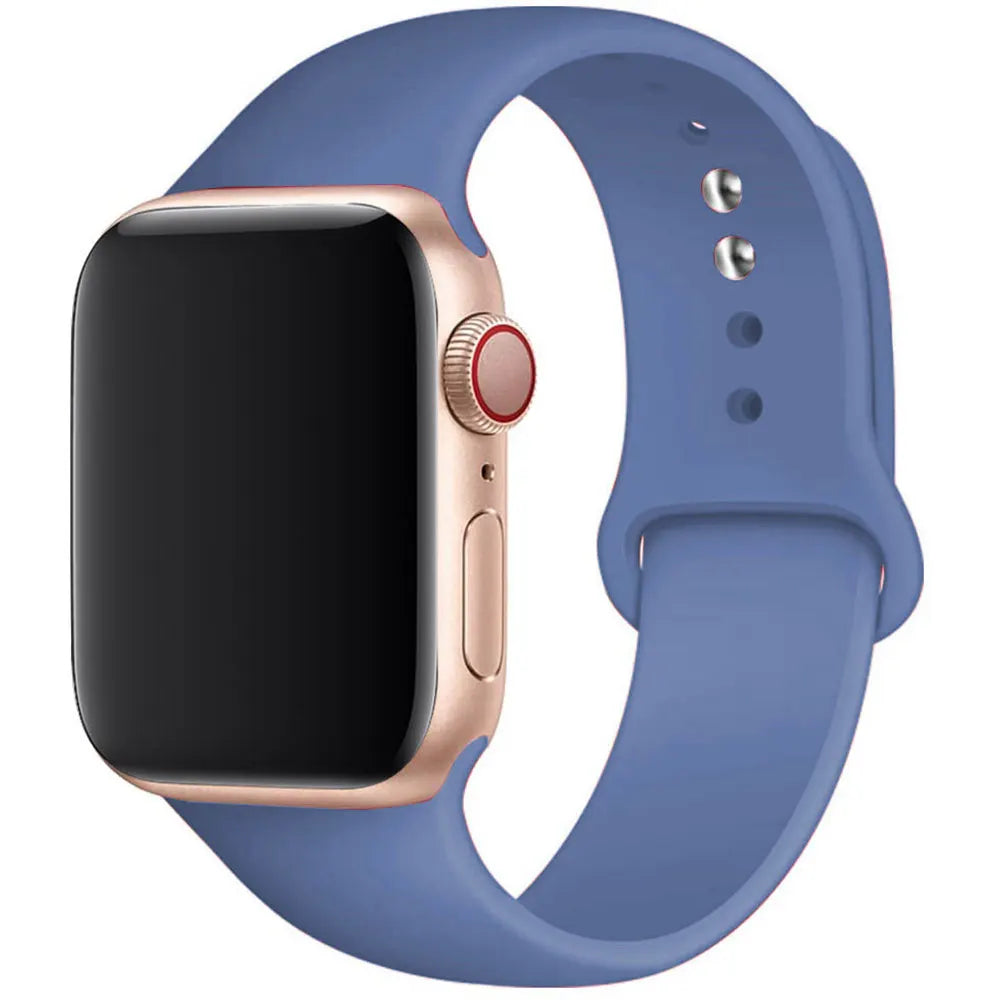 Silicone band For Apple Watch Ultra 2 49mm 44mm 45mm 40mm 49mm 41mm 38mm 42mm sport band Apple Watch Series 8 7 6 5 4 3 SE band