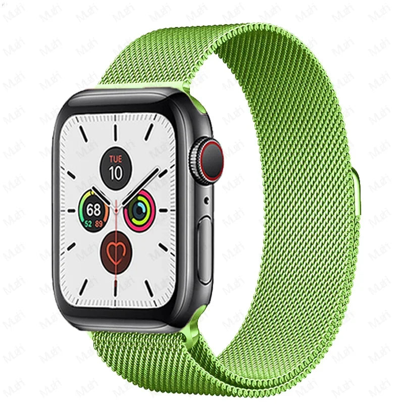 Milanese Loop for Apple Watch band 44mm 40mm 45mm 41mm 42mm 38mm 44mm band Ultra 2 49mm metal band Apple Watch Series 9 8 7 6 SE 5 4 3