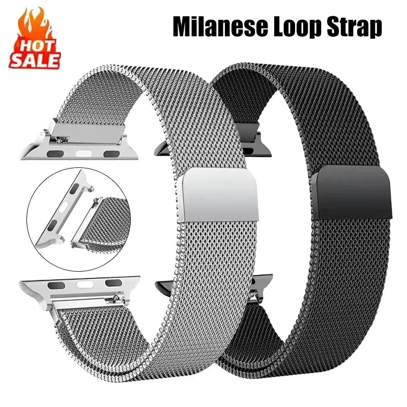 Milanese band For Apple Watch Ultra 2 49mm 46mm 42mm 44mm 40mm 45mm 41mm 38mm band For Apple Watch Series 10 9 3 6 5 SE 7 8 band