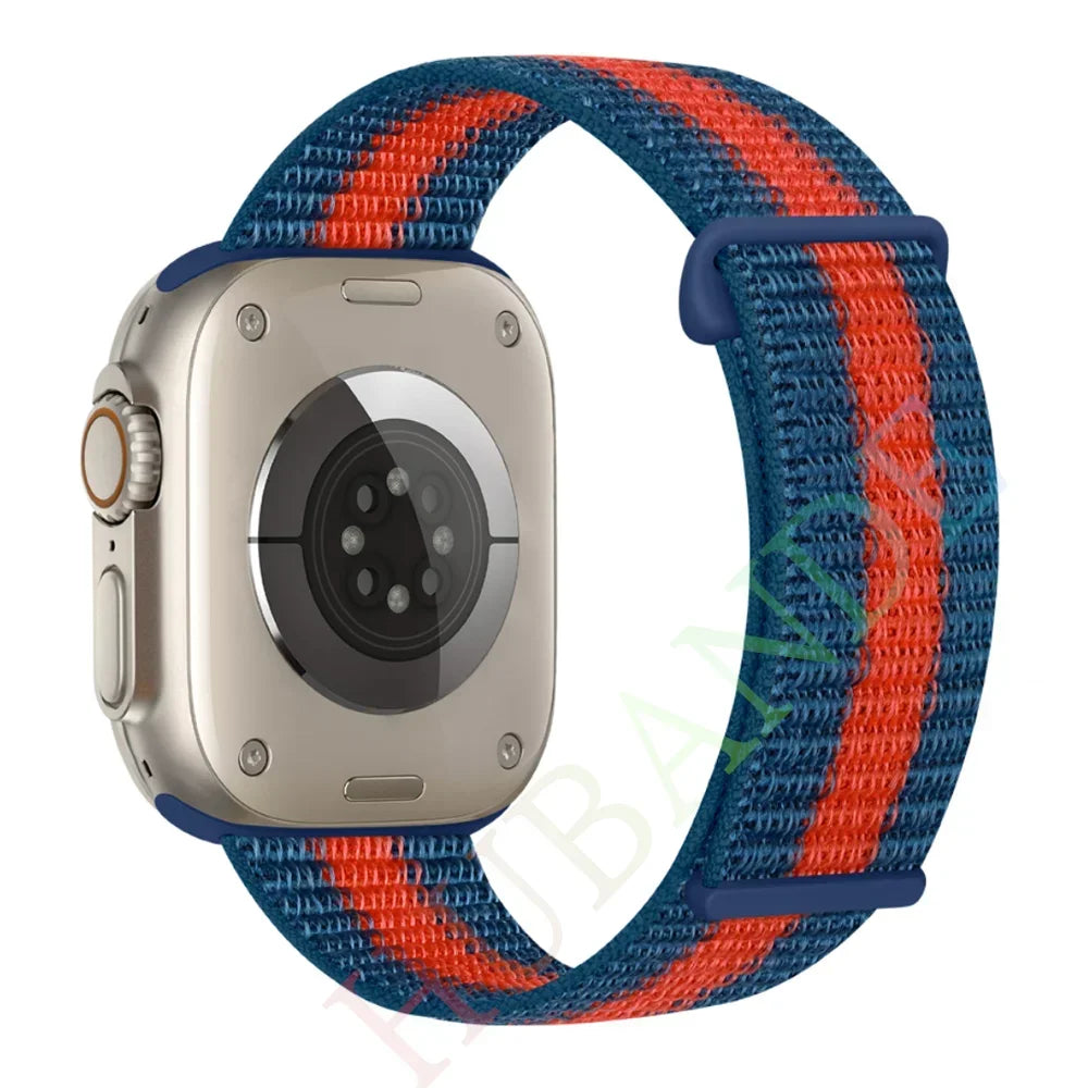 Nylon Loop band for Apple Watch band 46mm 40mm 44mm 45mm 42mm 41mm 38mm Smart Belt band for Apple Watch Ultra 49mm 8 7 6 SE 5 4