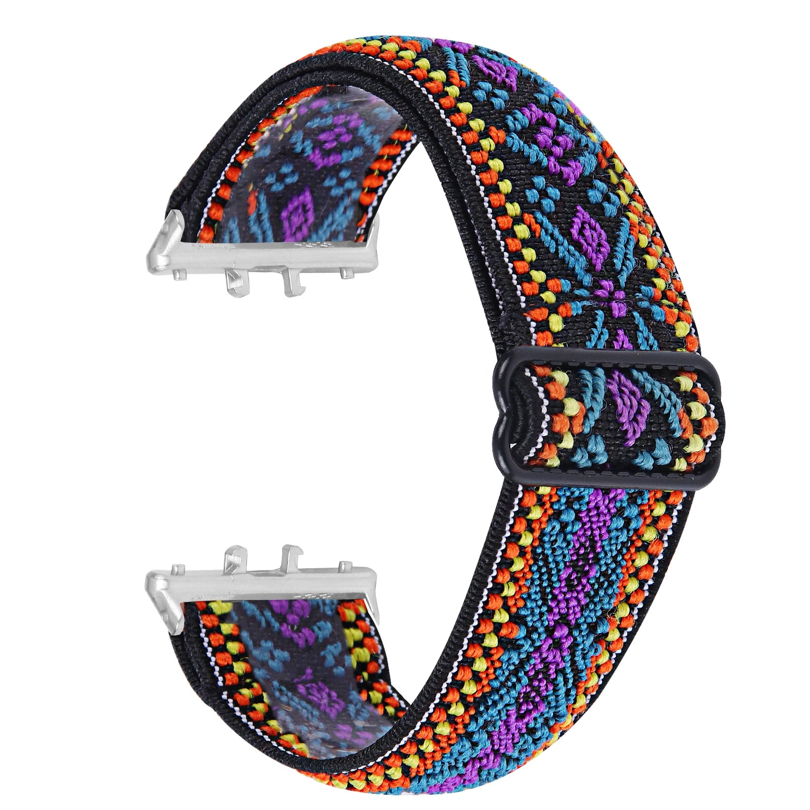Tie Dye Print Strap For Samsung Galaxy Fit 3 Weaves Elastic Wristband For Samsung Galaxy Fit 3 SM-R390 Sport Vintage Watchband