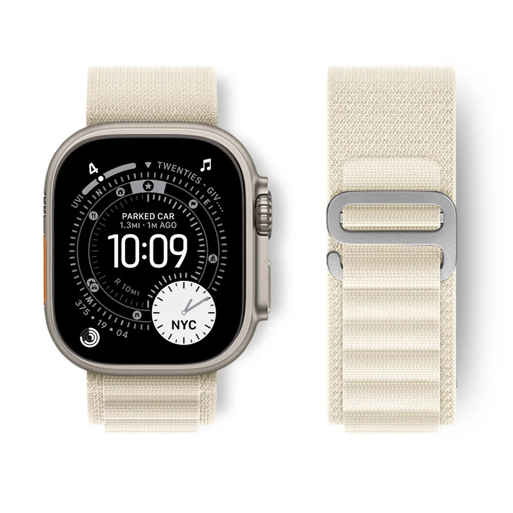 Alpine band For Apple Watch Ultra 3 band 49mm 46mm 45mm 41mm Nylon band Apple Watch Series 11 10 42mm 46mm SE3 40mm 44mm 7 8 9 Band
