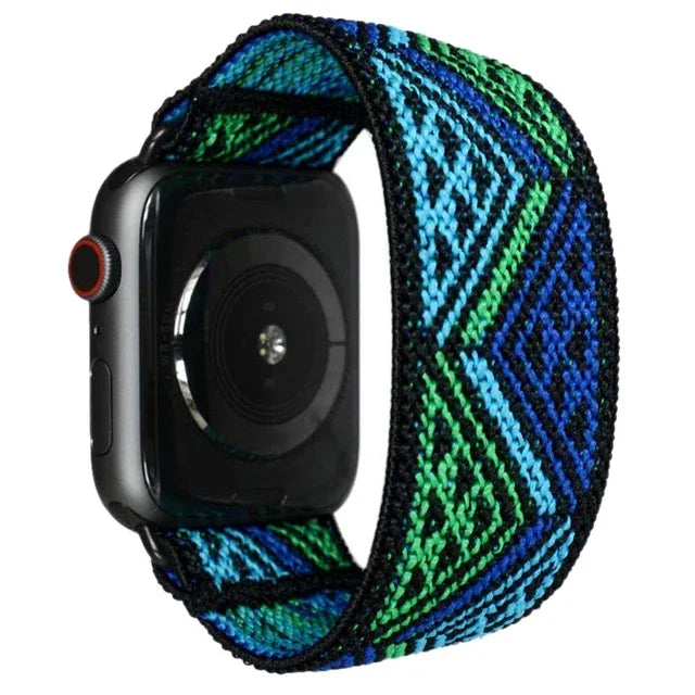 Scrunchie band for Apple Watch band 40mm 44mm 42mm 45mm 41mm 49mm Elastic solo loop band Apple Watch Series 3 SE 6 7 8 9 Ultra 2