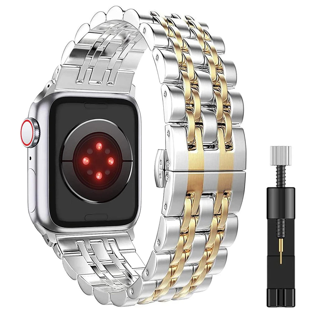 Metal band for Apple Watch Ultra 3 2 9 8 7 6 5 4 SE 49mm 45mm 44mm 41mm Convenient Replacement Belt Apple Watch 11 10 46mm 42mm Correa