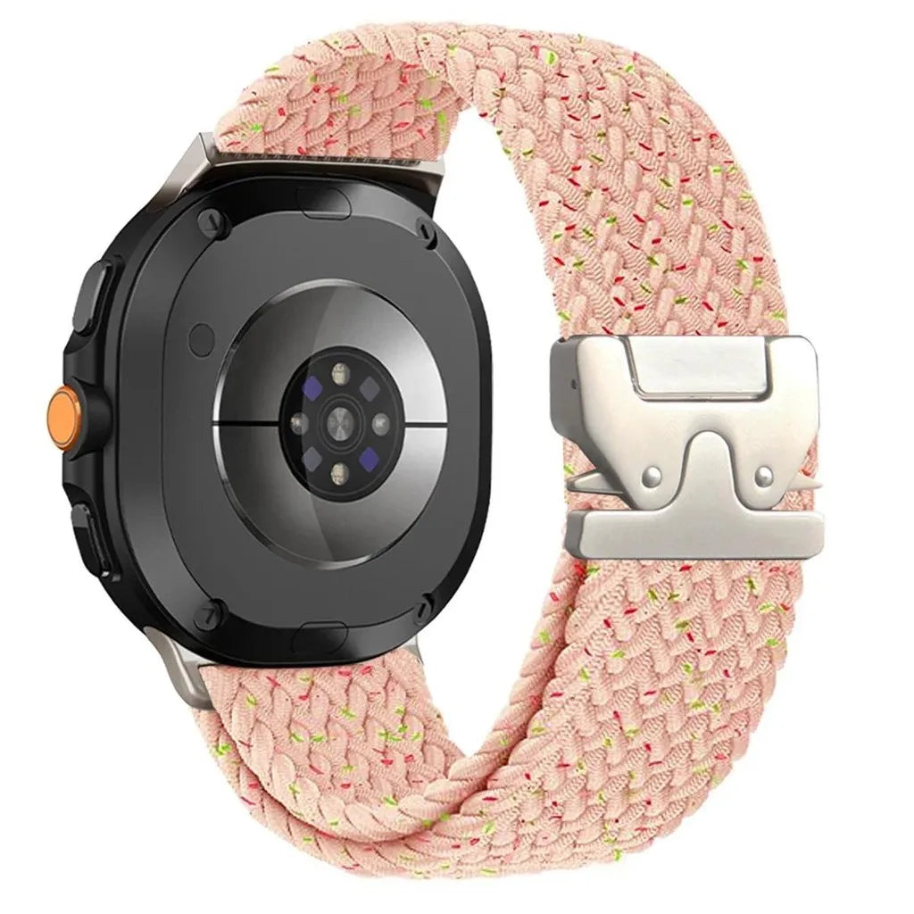 Parachute Buckle Elastic Nylon Strap for Samsung Galaxy Watch 8 40/44mm Luxury Band for Galaxy 8 Classic 46mm Sport Bracelet