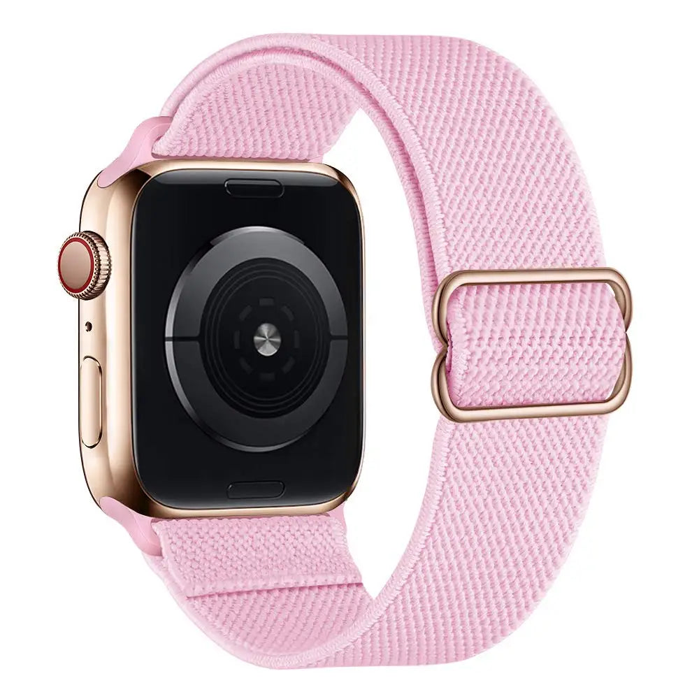 band for Apple Watch band 44mm 40mm 45mm 41mm 46mm Scrunchie Elastic Nylon band Apple Watch Series 3 SE 6 7 8 9 10 Ultra 2 49mm