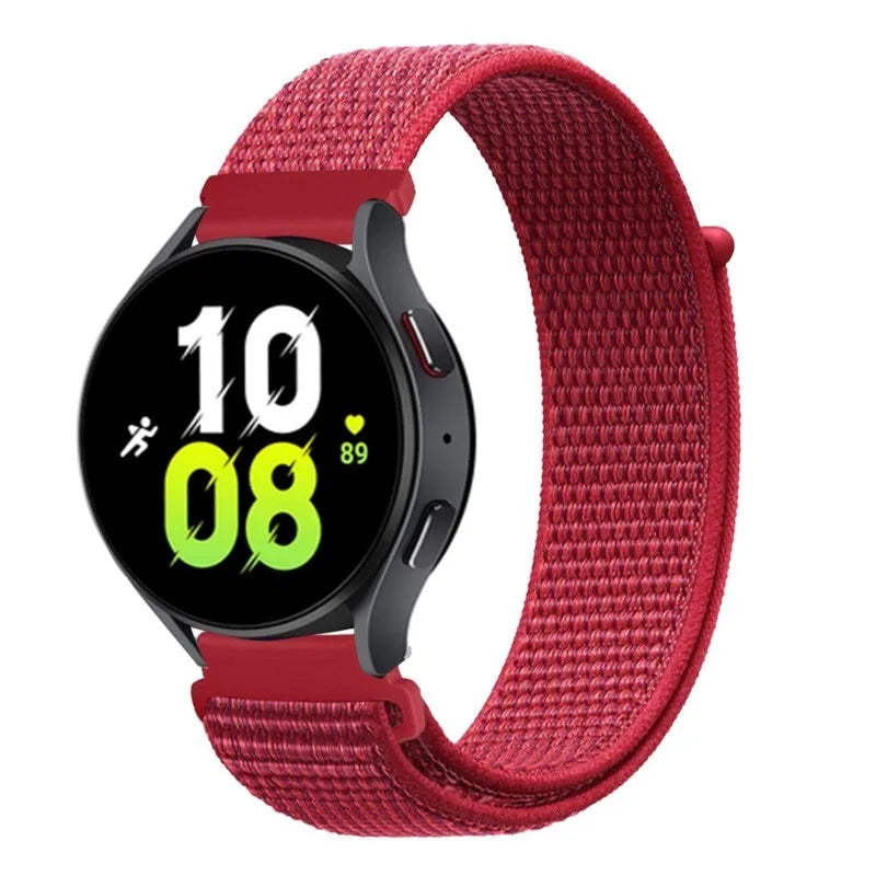 Nylon loop For Samsung Galaxy Watch 6 5 Pro/4/classic/gear s3 frontier/active Sport Bracelet Huawei watch gt2 3 22mm 20mm Strap