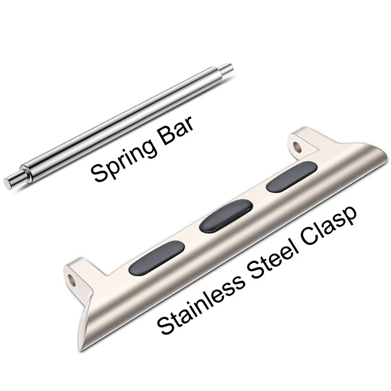 2PCS Connector For Apple Watch band Series 9 8 7 6 5 4 3 SE 44mm 40mm 42mm 41mm 45mm Stainless Steel Adapter Apple Watch Ultra 2 49mm