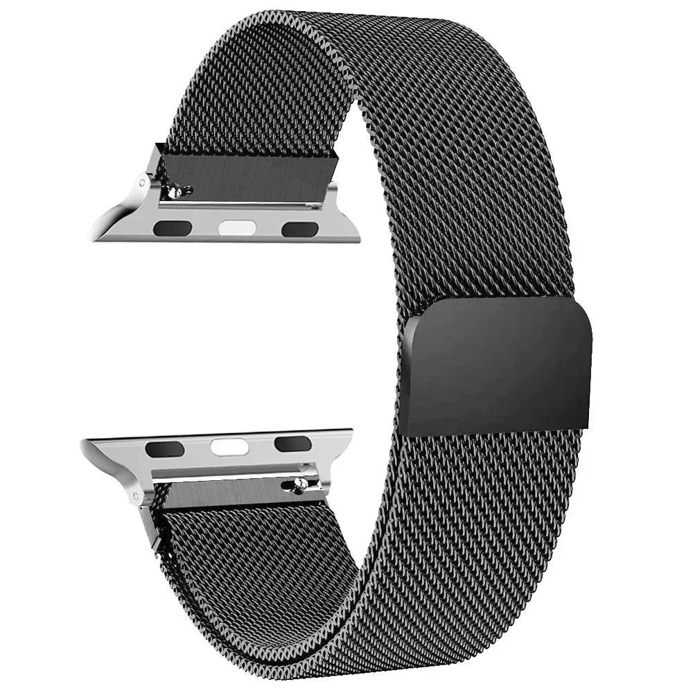 Milanese Loop for Apple Watch band 42mm 44mm 45mm 49mm 38mm 40mm 41mm Stainless Steel Adjustable sport and Leisure bandt