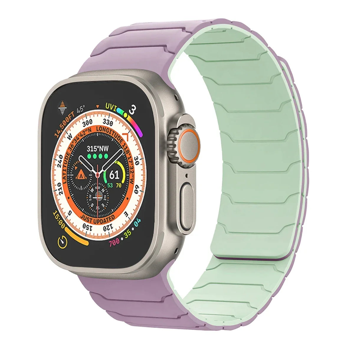 Magnetic band for Apple Watch band Ultra 2 49mm 46mm 44mm 41mm 45mm 42mm Silicone band Apple Watch Series 10 9 8 7 6 5 4 SE band