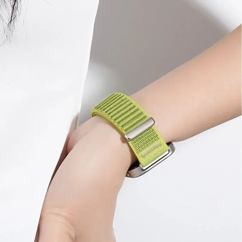 Sports Nylon Loop Strap For Samsung Galaxy Watch 8 Classic 46mm Official Fabric Bracelet Wristband For Galaxy Watch 8 44mm 40mm