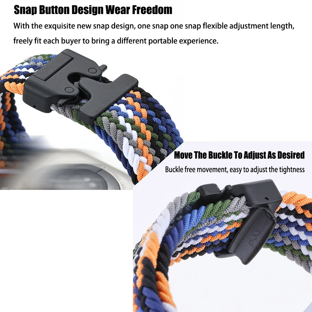 20mm 22mm Parachute Straps For Galaxy Watch Band 7/FE/6/5/pro/4/Classic/active 2/Gear s3 correa Bracelet Huawei watch GT 5 4 3 2