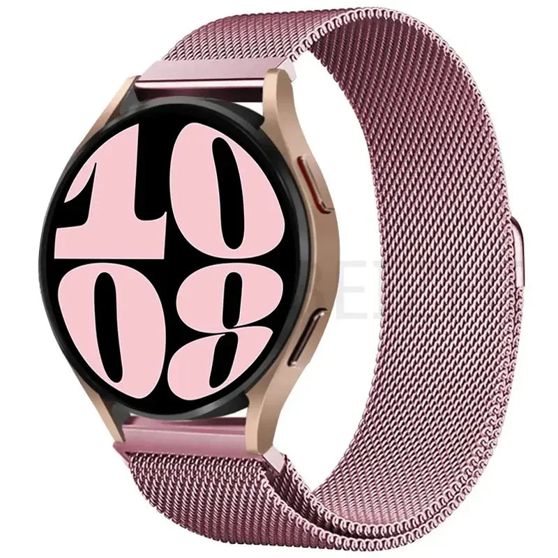 22mm 20mm band for Samsung Galaxy Watch 5-pro-6-4-Classic Milanese loop Metal magnetic starlight bracelet Huawei GT 4-3-2e strap